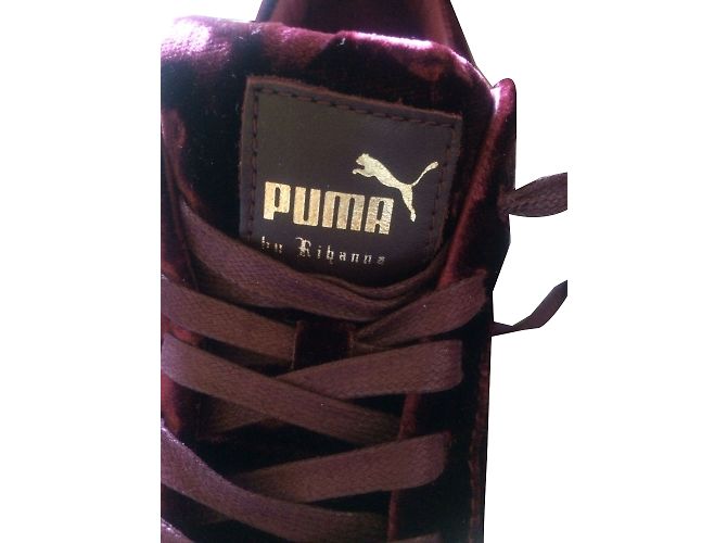 Autre Marque Fenty Puma Creepers Sneaker Samt Bordeaux - Ansicht 2