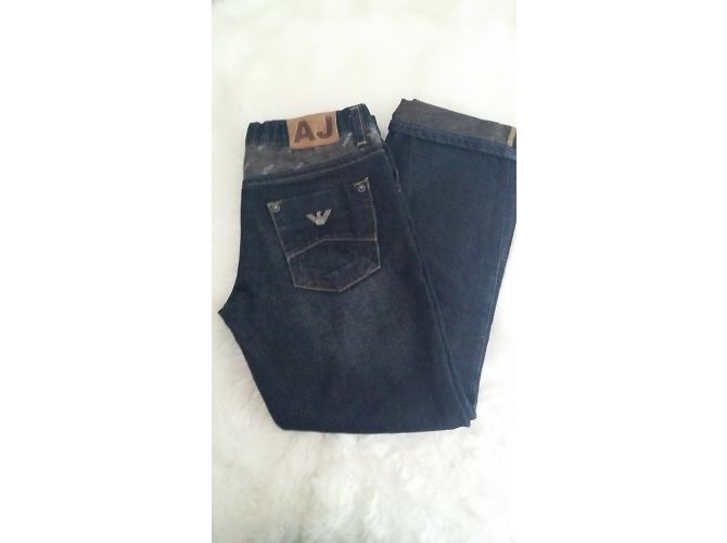 Jean Armani Junior Bleu Denim Bleu Marine - vue 3