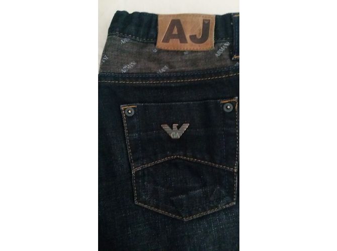 Jean Armani Junior Bleu Denim Bleu Marine - vue 4