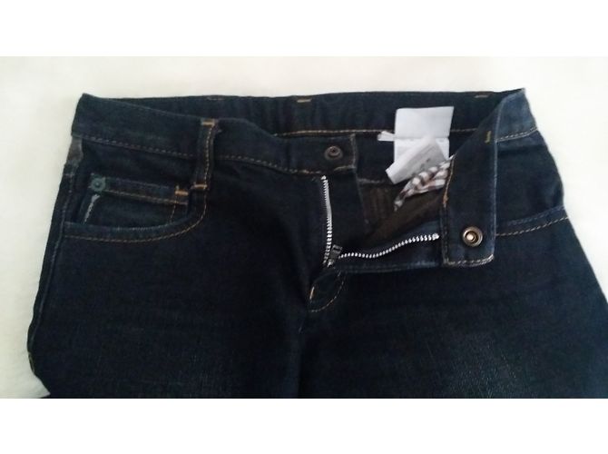 Jean Armani Junior Bleu Denim Bleu Marine - vue 6