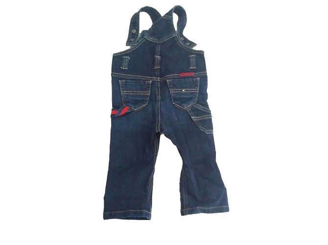 Salopette in denim grezzo Tommy Hilfiger Blu Navy - vista 2