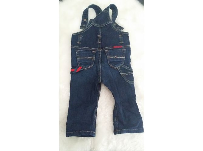 Salopette in denim grezzo Tommy Hilfiger Blu Navy - vista 5