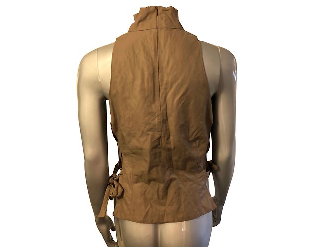 Autre Marque Top sin mangas Airfield Taupe Gris pardo - vista 2