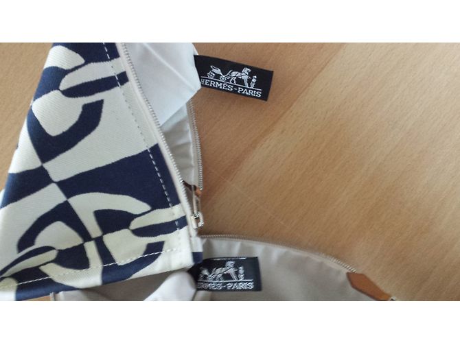 Hermès Bolsos de embrague Azul marino - vista 3