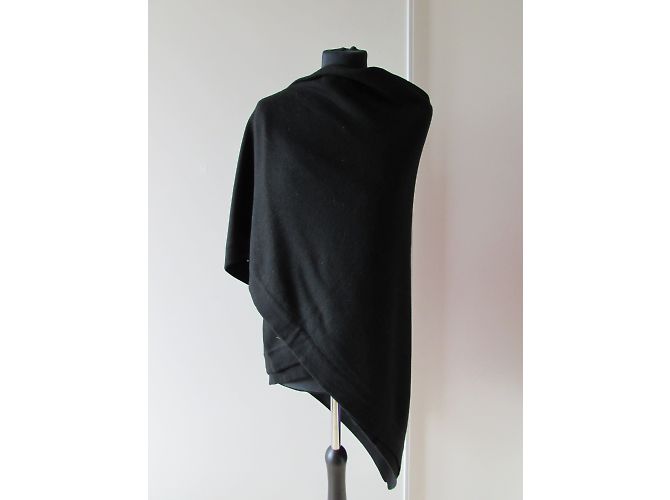 Chanel Lenços de seda Preto Roxo - vista 4