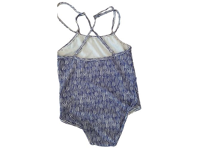 Autre Marque Kids Case Badeanzug Mädchen Blau Weiß Mehrfarben - Ansicht 2