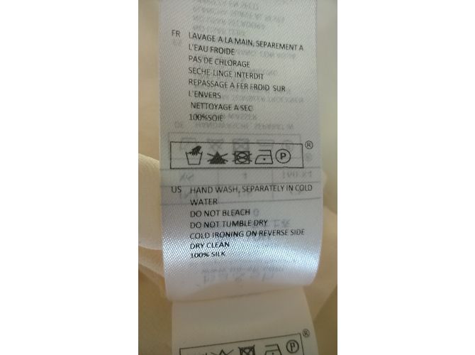 Ba&Sh Seidenoberteil mit V Ausschnitt Weiß - Ansicht 9