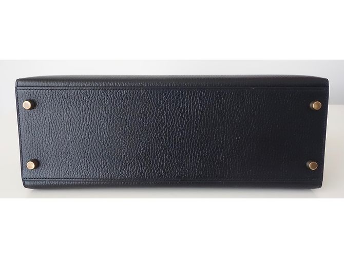 Hermès hermes kelly 32 Pelle nera Nero - vista 15