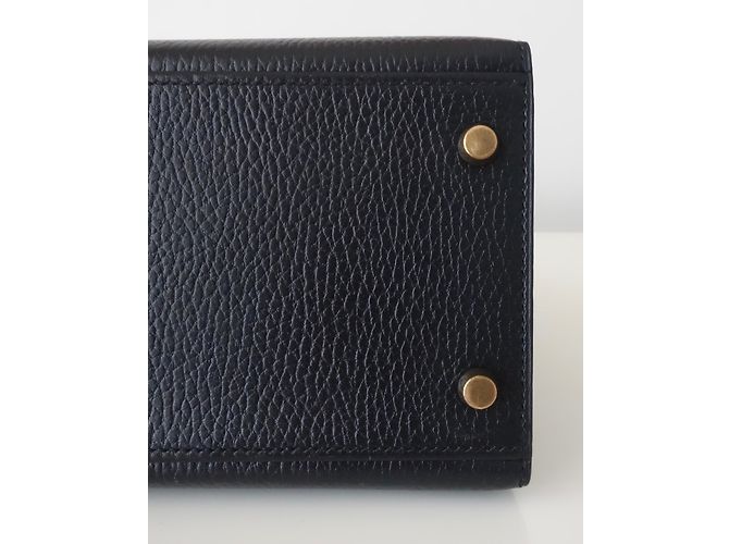 Hermès hermes kelly 32 Pelle nera Nero - vista 16
