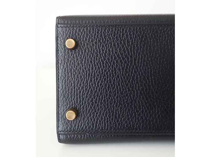 Hermès hermes kelly 32 Pelle nera Nero - vista 17