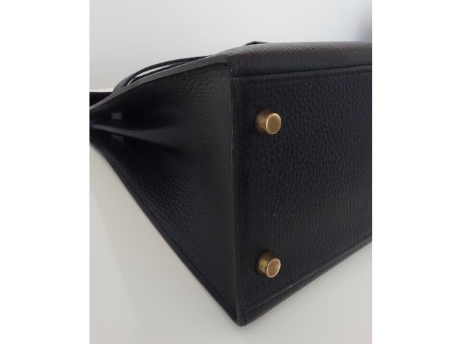 Hermès hermes kelly 32 Pelle nera Nero - vista 18