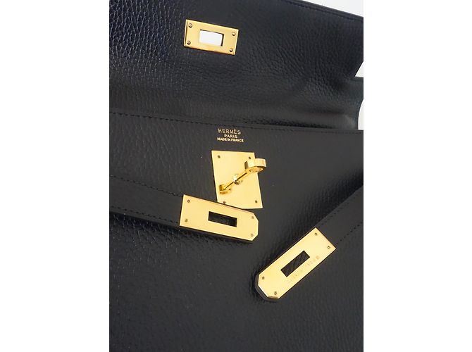 Hermès hermes kelly 32 Pelle nera Nero - vista 20