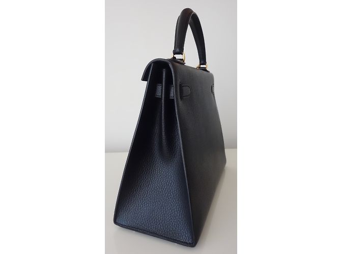 Hermès hermes kelly 32 Pelle nera Nero - vista 6