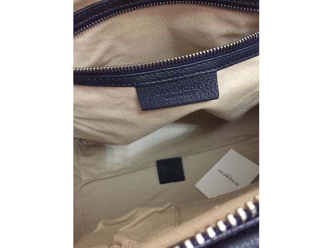 Borsa a mano Givenchy Antigona in pelle blu - vista 8