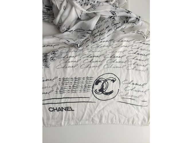 Chanel Lenços Branco - vista 2