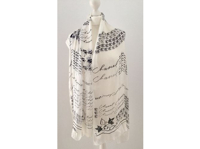 Chanel Lenços Branco - vista 3