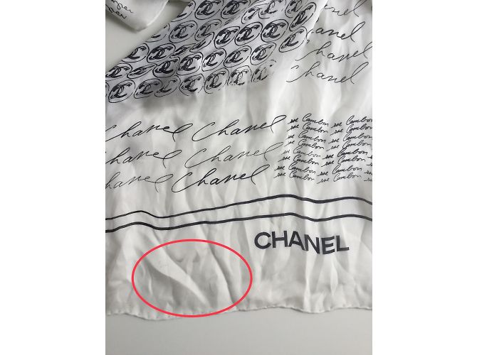 Chanel Lenços Branco - vista 6