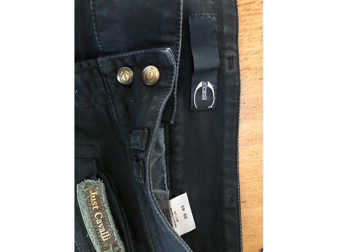 Jeans Slim Just Cavalli Azul Marino Algodón - vista 4