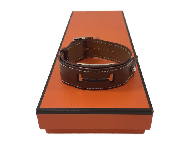 Hermès Cherche-Midi Marrón claro - vista 2