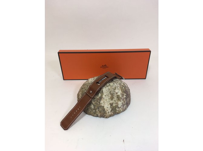 Hermès Cherche-Midi Marrón claro - vista 9