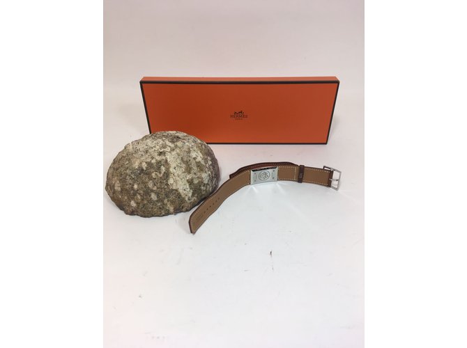 Hermès Cherche-Midi Marrón claro - vista 10