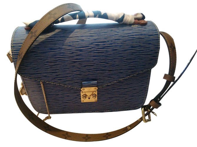 Louis Vuitton metis MM runway denim Blu - vista 2