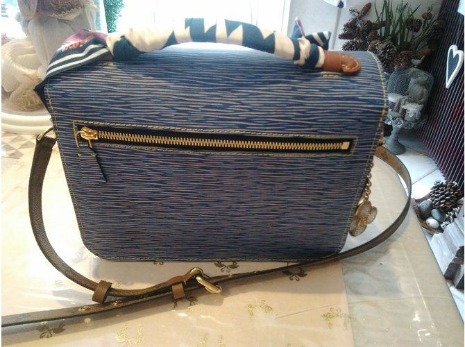 Louis Vuitton metis MM runway denim Blu - vista 4
