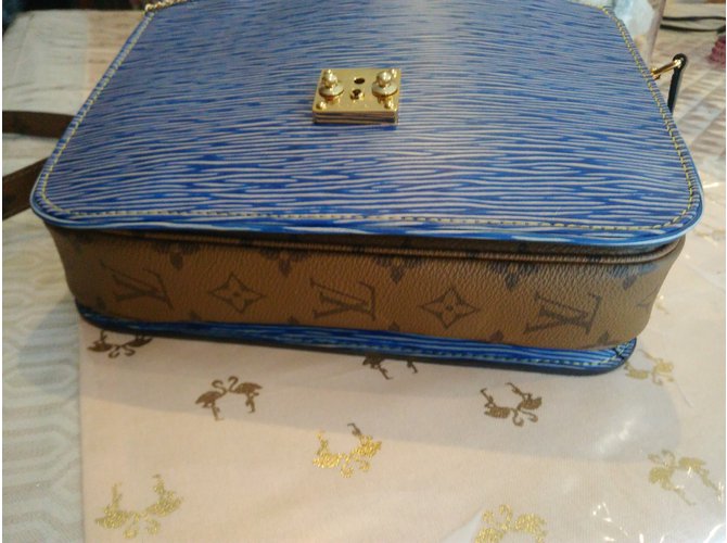 Louis Vuitton metis MM runway denim Blu - vista 5
