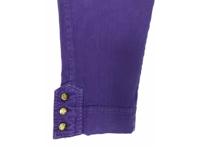 Calça jeans curta Just Cavalli roxa de algodão Tamanho 44 Roxo - vista 3