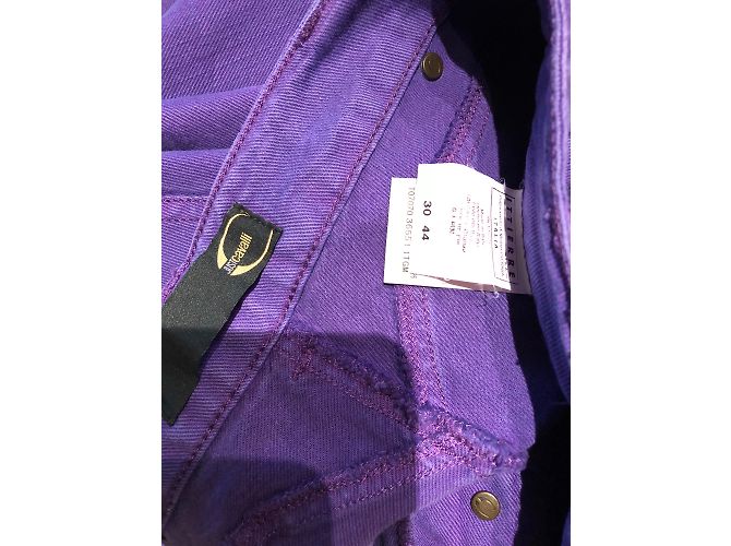 Calça jeans curta Just Cavalli roxa de algodão Tamanho 44 Roxo - vista 5