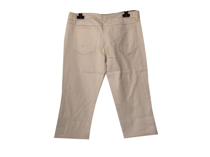 Shorts Roberto Cavalli de algodão cor eggshell Fora de branco - vista 2