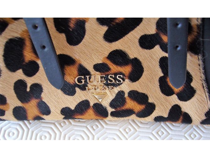 Borsa piccola Guess Luxe stampa leopardata pelle Stampa leopardo - vista 3