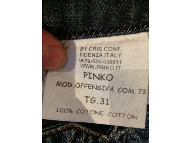 Pinko Bootcut Jeans aus blauem Denim - Ansicht 5