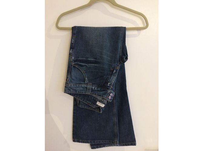 Pinko Bootcut Jeans aus blauem Denim - Ansicht 7