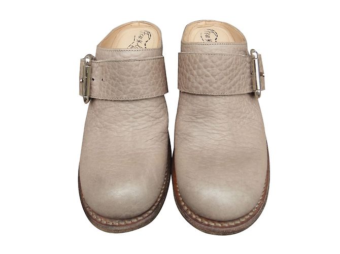 Sabots Free Lance en cuir beige 36 - vue 2