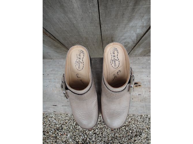 Sabots Free Lance en cuir beige 36 - vue 3