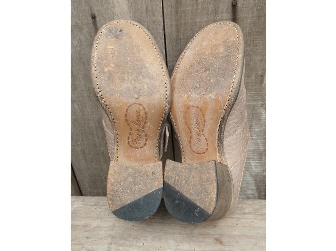 Sabots Free Lance en cuir beige 36 - vue 7