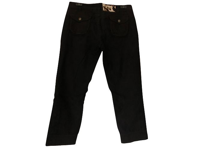 Just Cavalli Samthose in Schwarz - Ansicht 2