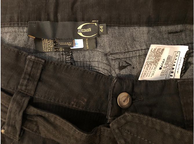 Just Cavalli Samthose in Schwarz - Ansicht 4