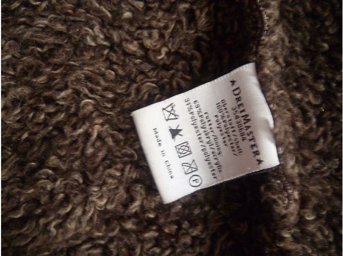 Autre Marque Abrigo skinny marrón DreiMaster Marrón oscuro - vista 8