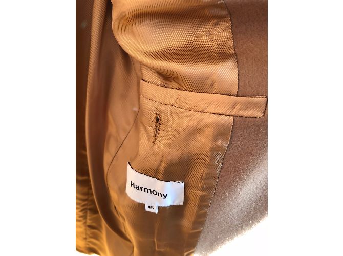 Autre Marque Cappotto HARMONY PARIS in lana color cammello Beige - vista 3