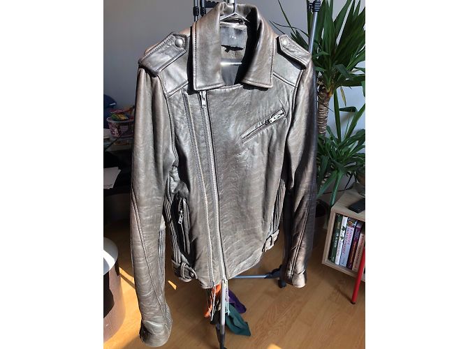 Iro Lederjacke Braun Herren XS - Ansicht 4