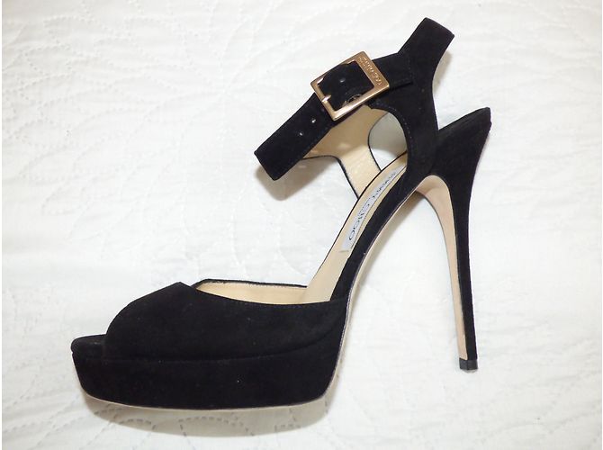 Sandali con platform Linda Jimmy Choo in pelle nera Nero - vista 11