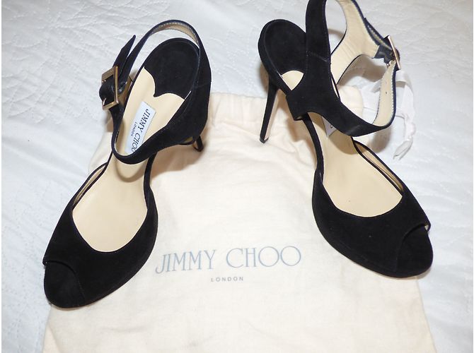 Sandali con platform Linda Jimmy Choo in pelle nera Nero - vista 13