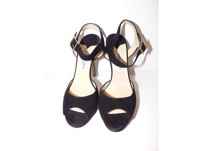 Sandali con platform Linda Jimmy Choo in pelle nera Nero - vista 3