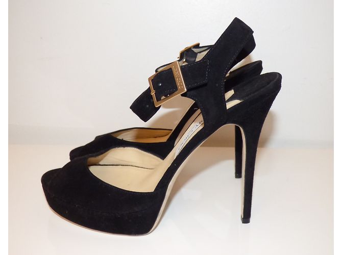 Sandali con platform Linda Jimmy Choo in pelle nera Nero - vista 6