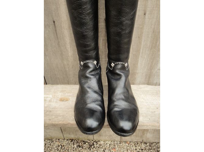 Botas Chloé de cuero negro - vista 5