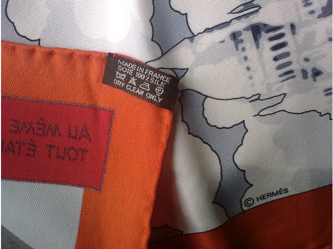 Hermès Bufandas de seda Multicolor - vista 4