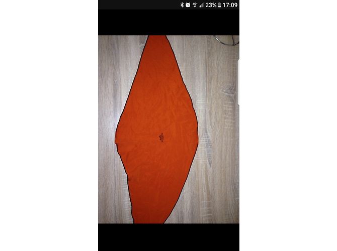 Hermès Lenços Laranja - vista 4