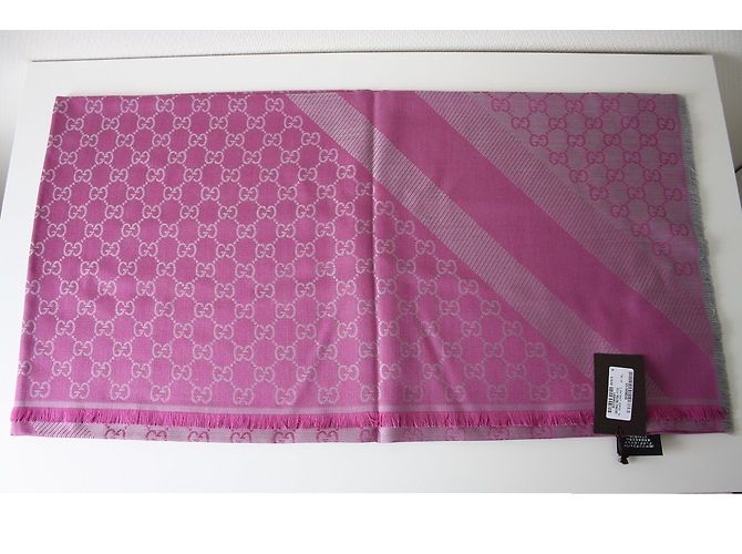 Gucci sciarpa color fucsia nuovo - vista 3